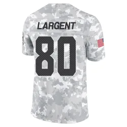 Steve Largent Seattle Seahawks Limited Men's 2024 Salute to Service Jersey (Arctic Camo)