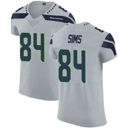 Steven Sims Seattle Seahawks Elite Men's Alternate Vapor Untouchable Jersey (Gray)