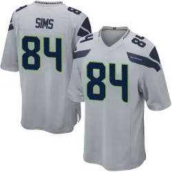 Steven Sims Seattle Seahawks Game Men's Alternate Jersey (Gray)