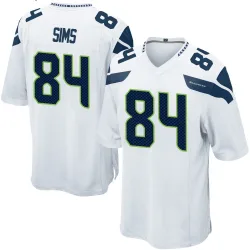 Steven Sims Seattle Seahawks Game Men's Jersey (White)