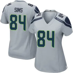 Steven Sims Seattle Seahawks Game Women's Alternate Jersey (Gray)