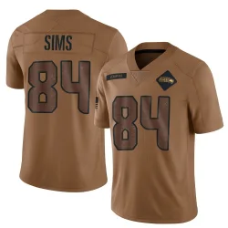 Steven Sims Seattle Seahawks Limited Men's 2023 Salute To Service Jersey (Brown)