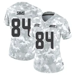 Steven Sims Seattle Seahawks Limited Women's 2024 Salute to Service Jersey (Arctic Camo)