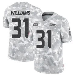 TaMerik Williams Seattle Seahawks Limited Men's 2024 Salute to Service Jersey (Arctic Camo)