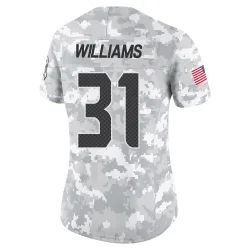 TaMerik Williams Seattle Seahawks Limited Women's 2024 Salute to Service Jersey (Arctic Camo)