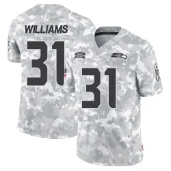TaMerik Williams Seattle Seahawks Limited Youth 2024 Salute to Service Jersey (Arctic Camo)