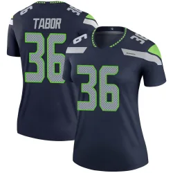 Teez Tabor Seattle Seahawks Legend Women's Jersey (Navy)