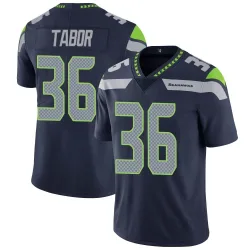 Teez Tabor Seattle Seahawks Limited Men's Team Color Vapor Untouchable Jersey (Navy)