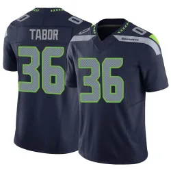 Teez Tabor Seattle Seahawks Limited Men's Vapor F.U.S.E. Jersey (Navy)