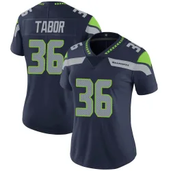 Teez Tabor Seattle Seahawks Limited Women's Team Color Vapor Untouchable Jersey (Navy)