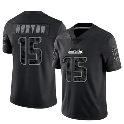 Tory Horton Seattle Seahawks Limited Men's Reflective Jersey (Black)