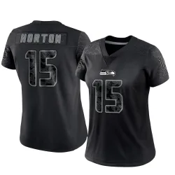 Tory Horton Seattle Seahawks Limited Women's Reflective Jersey (Black)