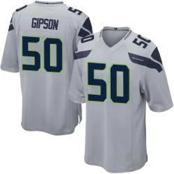Trevis Gipson Seattle Seahawks Game Men's Alternate Jersey (Gray)