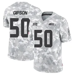 Trevis Gipson Seattle Seahawks Limited Men's 2024 Salute to Service Jersey (Arctic Camo)