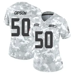 Trevis Gipson Seattle Seahawks Limited Women's 2024 Salute to Service Jersey (Arctic Camo)