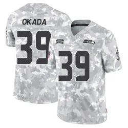 Ty Okada Seattle Seahawks Limited Men's 2024 Salute to Service Jersey (Arctic Camo)