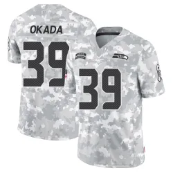 Ty Okada Seattle Seahawks Limited Youth 2024 Salute to Service Jersey (Arctic Camo)