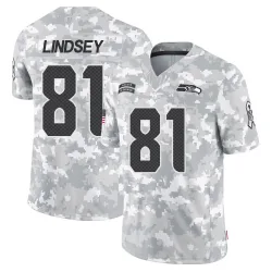 Tyjon Lindsey Seattle Seahawks Limited Men's 2024 Salute to Service Jersey (Arctic Camo)