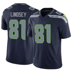 Tyjon Lindsey Seattle Seahawks Limited Men's Vapor F.U.S.E. Jersey (Navy)