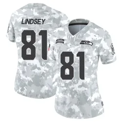 Tyjon Lindsey Seattle Seahawks Limited Women's 2024 Salute to Service Jersey (Arctic Camo)
