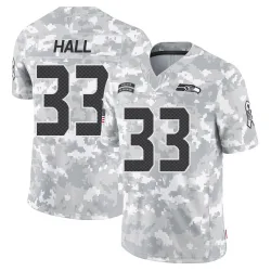 Tyler Hall Seattle Seahawks Limited Men's 2024 Salute to Service Jersey (Arctic Camo)