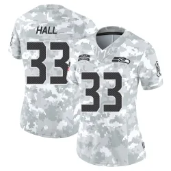Tyler Hall Seattle Seahawks Limited Women's 2024 Salute to Service Jersey (Arctic Camo)