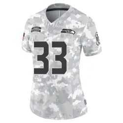 Tyler Hall Seattle Seahawks Limited Women's 2024 Salute to Service Jersey (Arctic Camo)