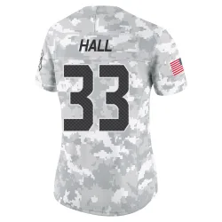 Tyler Hall Seattle Seahawks Limited Women's 2024 Salute to Service Jersey (Arctic Camo)