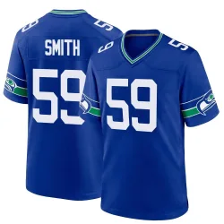 Tyreke Smith Seattle Seahawks Game Men's Throwback Jersey (Royal)