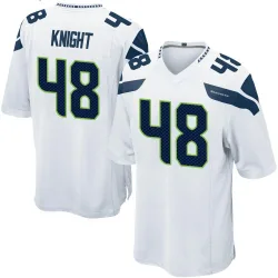 Tyrice Knight Seattle Seahawks Game Men's Jersey (White)