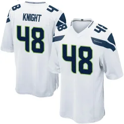 Tyrice Knight Seattle Seahawks Game Youth Jersey (White)