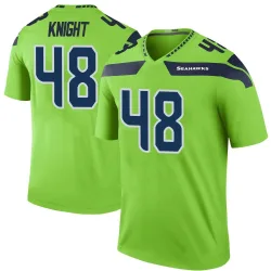 Tyrice Knight Seattle Seahawks Legend Men's Color Rush Neon Jersey (Green)