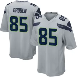 Tyrone Broden Seattle Seahawks Game Men's Alternate Jersey (Gray)