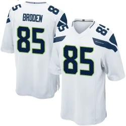Tyrone Broden Seattle Seahawks Game Men's Jersey (White)