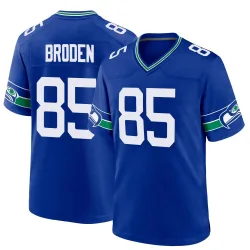 Tyrone Broden Seattle Seahawks Game Men's Throwback Jersey (Royal)