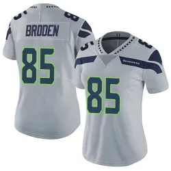 Tyrone Broden Seattle Seahawks Limited Women's Alternate Vapor Untouchable Jersey (Gray)