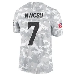 Uchenna Nwosu Seattle Seahawks Limited Men's 2024 Salute to Service Jersey (Arctic Camo)