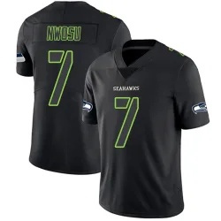 Uchenna Nwosu Seattle Seahawks Limited Men's Jersey (Black Impact)