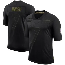 Uchenna Nwosu Seattle Seahawks Limited Youth 2020 Salute To Service Jersey (Black)