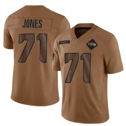 Walter Jones Seattle Seahawks Limited Men's 2023 Salute To Service Jersey (Brown)
