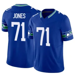 Walter Jones Seattle Seahawks Limited Men's Throwback Vapor F.U.S.E. Jersey (Royal)