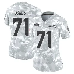 Walter Jones Seattle Seahawks Limited Women's 2024 Salute to Service Jersey (Arctic Camo)