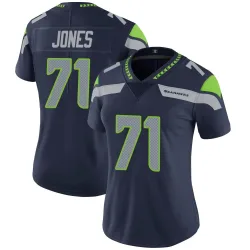Walter Jones Seattle Seahawks Limited Women's Team Color Vapor Untouchable Jersey (Navy)