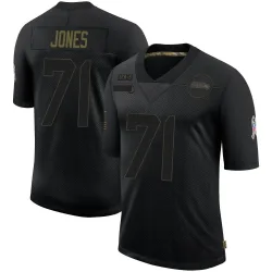 Walter Jones Seattle Seahawks Limited Youth 2020 Salute To Service Jersey (Black)