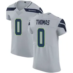 Wy'Kevious Thomas Seattle Seahawks Elite Men's Alternate Vapor Untouchable Jersey (Gray)