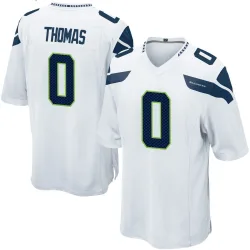 Wy'Kevious Thomas Seattle Seahawks Game Men's Jersey (White)
