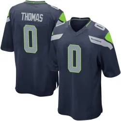 Wy'Kevious Thomas Seattle Seahawks Game Men's Team Color Jersey (Navy)