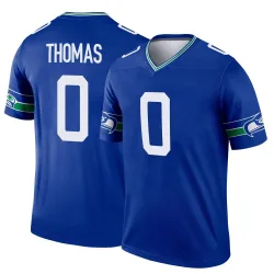 Wy'Kevious Thomas Seattle Seahawks Legend Men's Throwback Jersey (Royal)