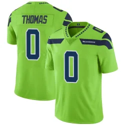 Wy'Kevious Thomas Seattle Seahawks Limited Men's Color Rush Neon Jersey (Green)