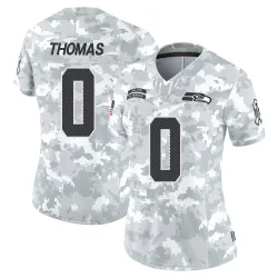 Wy'Kevious Thomas Seattle Seahawks Limited Women's 2024 Salute to Service Jersey (Arctic Camo)